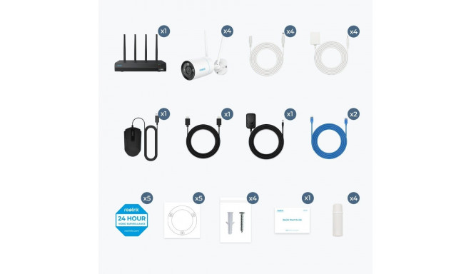 Reolink RLK12-800WB4 4K UltraHD WiFi valveesüsteem