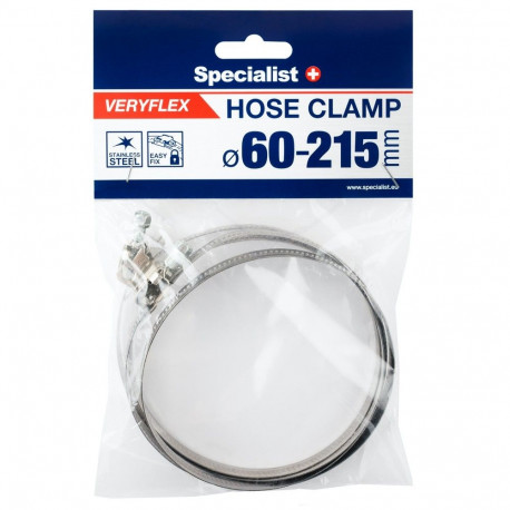 SPECIALIST+ clamp VERYFLEX, 60-215 mm, 2 pcs.