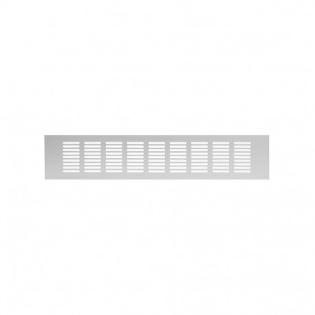 ALUMIN. VENT. GRILLE, 80X400MM, SILVER