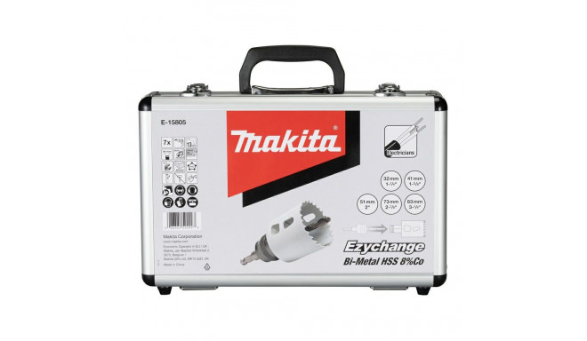 7-osaline puuriterade komplekt elektrikutele MAKITA Ezychange BIM