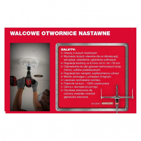 Adjustable drywall drill bit MILWAUKEE
