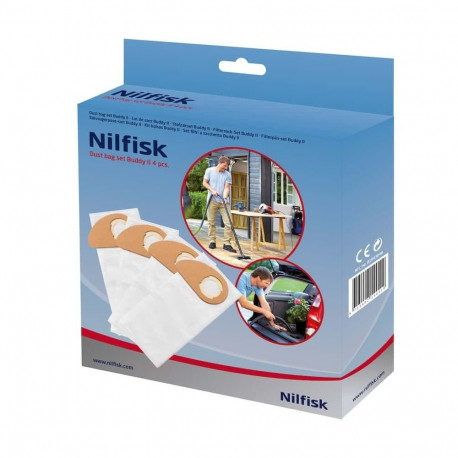 Filter bags for vacuum cleaner NILFISK Buddy, 4 pcs.