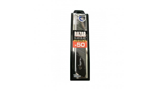 Murtavad terad TAJIMA Razar Must 18mm, 50 tk.