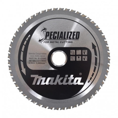Cutting disc 150x20 52T for metal MAKITA