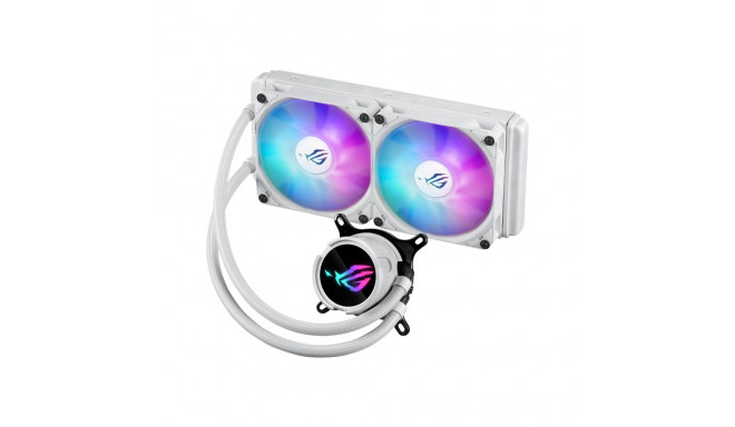 ASUS ROG Strix LC III 240 ARGB WHT all-in-one CPU liquid cooler with 360 rotatable water block Premi