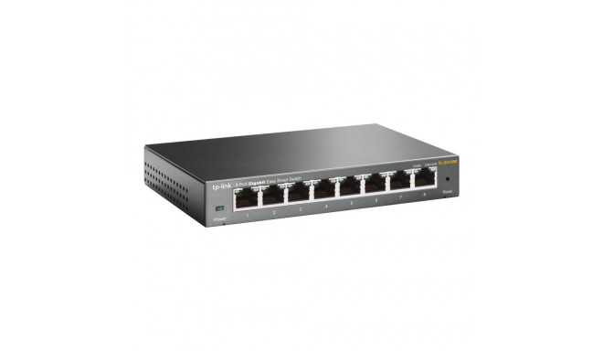 TP-LINK 8-portine gigabit lihtne nutikas lüliti 8 10/100/1000Mbps RJ45 porti MTU/port/sildipõhine VL