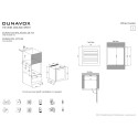 Integreeritav veinikülmik Dunavox DXB-26.69DB.TO