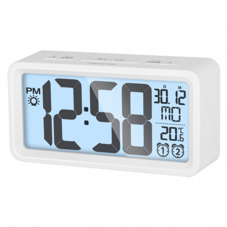 Digital Alarm Clock Sencor, white