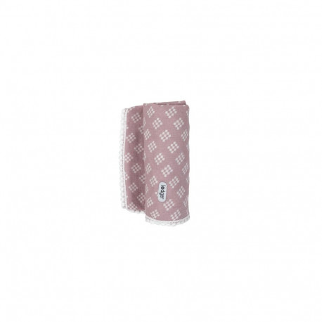 Lodger Swaddle Tribe Diaper Muslin Cotton 120x120 cm Pink
