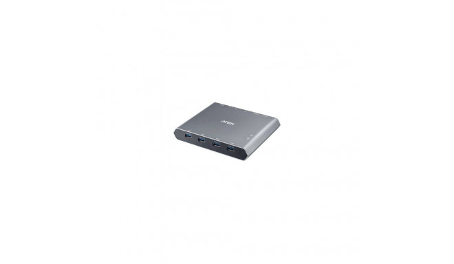 ATEN 2-Port 4K DisplayPort USB-C KVM Dock Switch with Power Pass-through