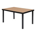 Garden table IZZY -seater 140x90x74 brown/black Garden table IZZY -seater 140x90x74 brown/black