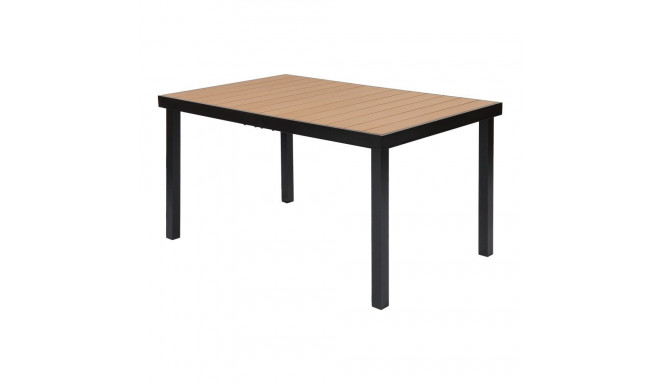 Garden table IZZY -seater 140x90x74 brown/black