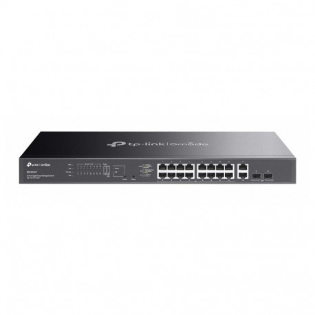TP-Link Omada ES220GMP hallatav L2 gigabit ethernet (10/100/1000) toite üle etherneti (PoE) must võr