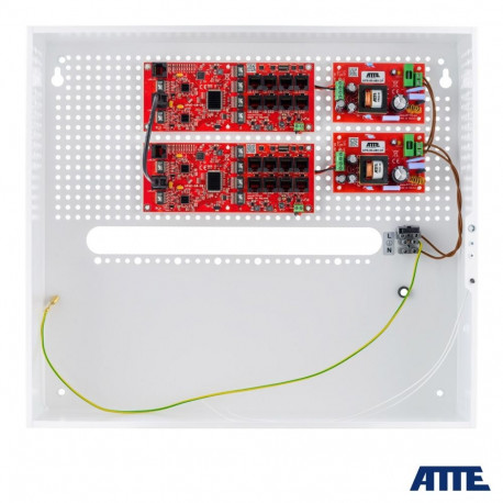 ATTE PoE-lüliti IP-16-20-H 16P+2G komplekt kuni 16 IP-kaamerale
