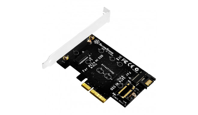 SilverStone SST-ECM20 - SATA M.2 Controller - 2x M.2