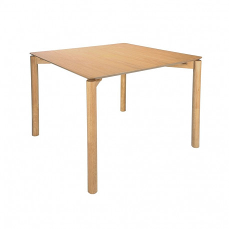 Dining table GARDENIA 90x90xH75cm, oak
