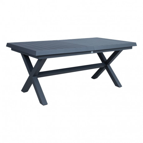Table COLUMBUS 183/243x100xH76, dark grey