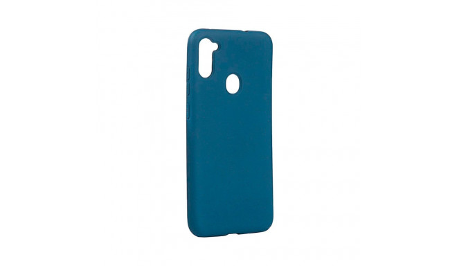 Evelatus Samsung Galaxy A11 Nano Silicone Case Soft Touch TPU Blue