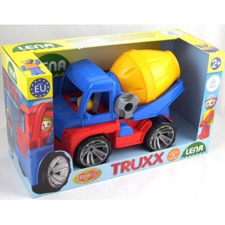 Lena Truxx Betoniarka 29 cm – solidna zabawka dla dzieci od 2. roku życia. 
Cechy p