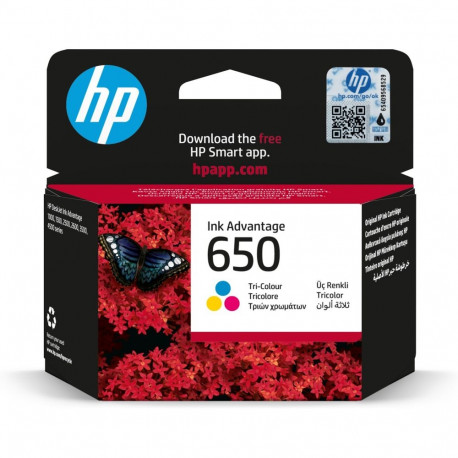 Ink Cartridge - HP 650 Original Ink Advantage Cartridge 200 Pages Tri-color