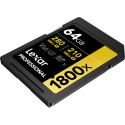 Memory Card - Lexar Professional 64GB 1800x 280R/210W UHS-II SDXC V60 (2 pcs)