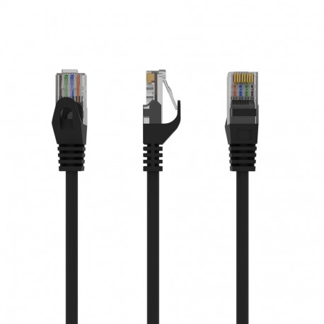 Võrgukaabel Patch kaabel CAT6 5.0m, must, UTP, PVC AWG 26 (7 x 0.15 mm)