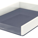 Dokumendisahtel 267x49x336mm Leitz WOW Dual colour, läikiv, valge-hall