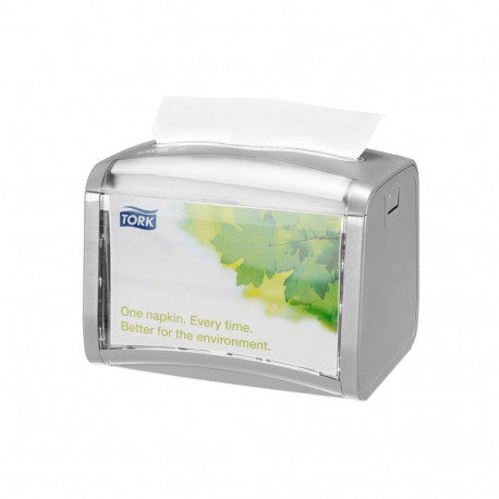 Salvrätikuhoidja Tork Xpressnap Tabletop, 20.1x15.5 x15cm, helehall (272613)