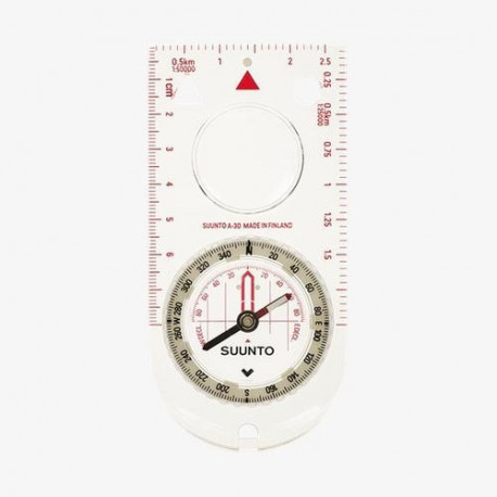 Suunto A-30 NH Metric Magnetic navigational compass Plastic Transparent
