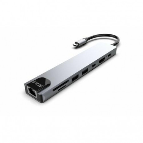 Inca ITPC-7T interface hub USB Type-C 1000 Mbit/s Aluminium