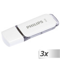 Pendrive Philips Philips USB 2.0 3-Pack      32GB Snow Edition Shadow Grey
