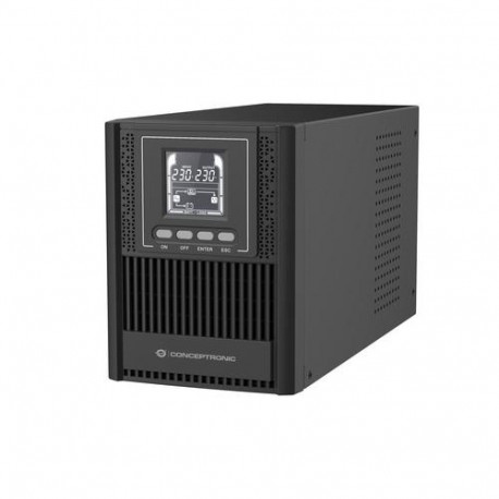 Conceptronic ZEUS52ES1K 1000VA 900W Online Tower UPS, Schuko