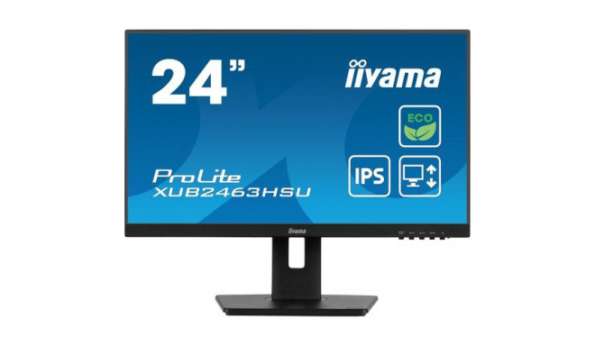 iiyama ProLite XUB2463HSU-B1 computer monitor 60.5 cm (23.8&quot;) 1920 x 1080 pixels Full HD LE