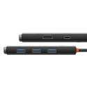 Baseus WKQX040001 interface hub USB Type-C Black