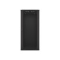 Lanberg WF01-6627-10B rack cabinet 27U Wall mounted rack Black