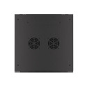 Lanberg WF01-6627-10B rack cabinet 27U Wall mounted rack Black
