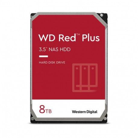 Western Digital Red Plus internal hard drive 8 TB 5640 RPM 256 MB 3.5" Serial ATA III