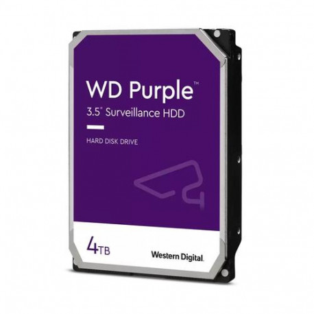 Western Digital HDD Video Surveillance WD Violetinė 4TB CMR, 3.5&amp;#039;&amp;#039;, 256MB,