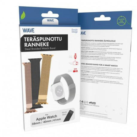 Wave WAVE-MB-AW-3840-BK watch part/accessory Watch strap