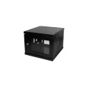 LogiLink W06Z33B rack cabinet 4U Wall mounted rack Black