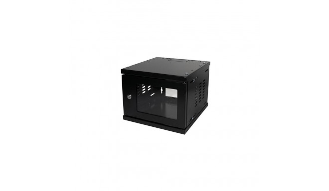 LogiLink W06Z33B rack cabinet 4U Wall mounted rack Black