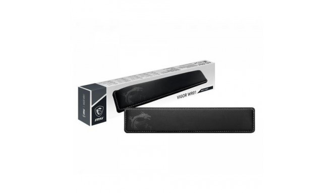 MSI VIGOR WR01 Keyboard Wrist Rest &#039;Black with Iconic Dragon design, Cool Gel-infused memor