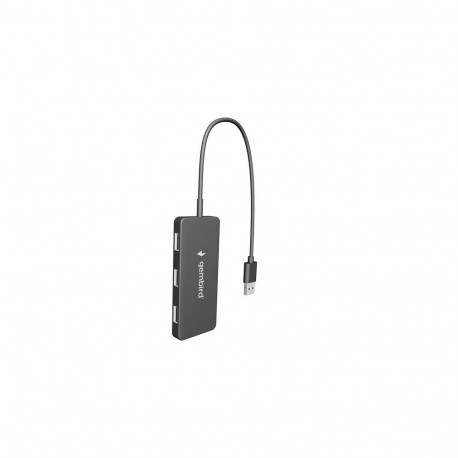 Gembird UHB-U2P4-04 interface hub USB 2.0 480 Mbit/s Black