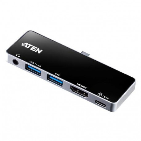ATEN USB-C Travel Dock with Power Pass-Through