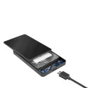 LogiLink UA0339 storage drive enclosure HDD/SSD enclosure Black 2.5&quot;