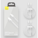 Baseus TZCATLZJ-02 lightning cable 1.5 m White