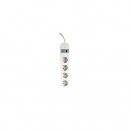 Gembird TSL-PS-S4U-01-W power extension 1.5 m 4 AC outlet(s) White