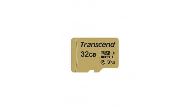 Transcend microSD Card SDHC 500S 32GB