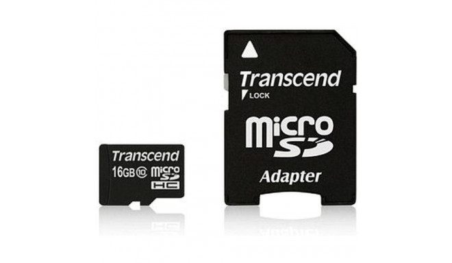 Transcend microSDXC/SDHC Class 10 UHS-I 16GB with Adapter