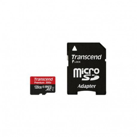 Transcend microSDXC/SDHC Class 10 UHS-I 128GB with Adapter